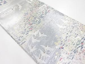 リサイクル　百貫華峰　千鳥模様織り出し袋帯